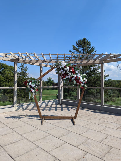 PENTAGON WOODEN ARCH