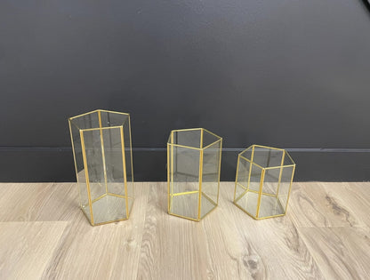 Geometric Terrariums ( Set of 3 )